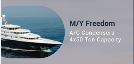 M/Y Freedom A/C Condensers Luxury Yacht
