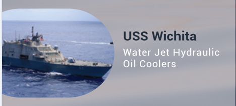 USS Wichita Uses Titanium Water Jet Oil Cooler